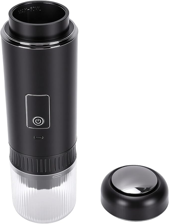 Jiawu Travel Coffee Maker Portable Electric Machine for Home Office, Lightweight Compact Design, 200ml Capacity, 7800mAh Battery - Image 2