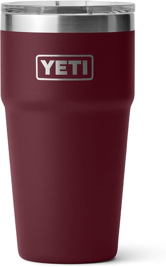 YETI Rambler 20 oz Stackable Tumbler, Stainless Steel, Vacuum Insulated with MagSlider Lid by YETI