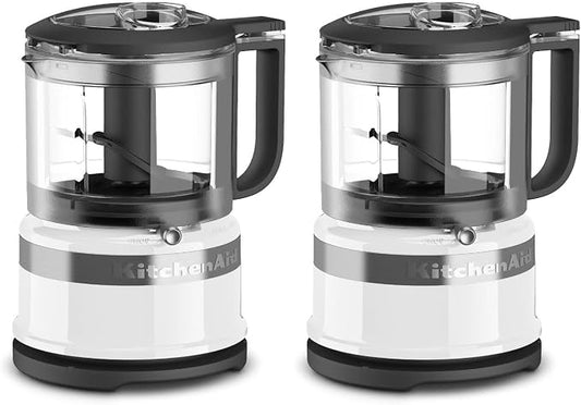 KitchenAid KFC3516WH 3.5 Cup Food Chopper, White (Pack of 2) by Unknown