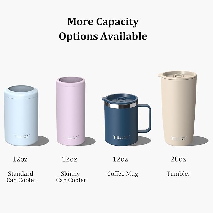 TILUCK 12 oz Insulated Coffee Mug with Lid and Handle | BPA-Free Lid, Double-Wall Vacuum Insulation, Stainless Steel Coffee Cup,Dishwasher Safe Mug for Hot & Cold Drinks,LightPurple - Image 6