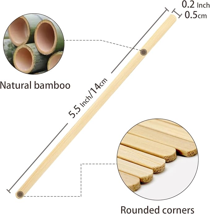 Bamboo Coffee Stirrers, 250 Count of Disposable Coffee Stir Sticks - Stir Sticks For Coffee Bar 5.5 Inch, Stir Sticks with Smooth End, Coffee Stirs for Coffee, Cocktail, Hot Drinks - Image 2