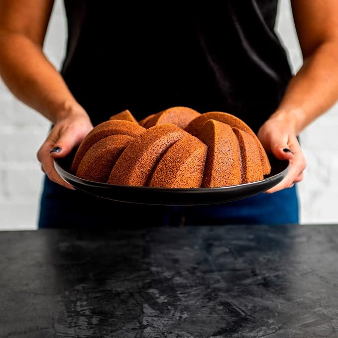 Nordic Ware NW 95577 75th Anniversary Braided Rope Bundt Cake Pan, Gold 12 Cup Capacity - Image 13