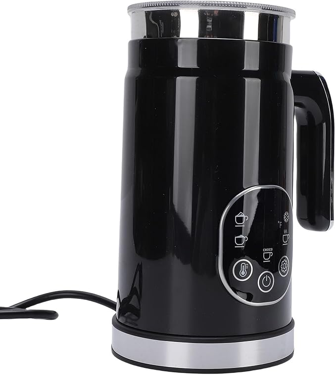 Electric Milk Frother Touch Control Adjustable Temperature Automatic Hot and Cold Milk Foam Maker