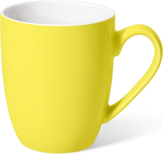 Urbanstrive 16 oz Large Coffee Mug with Handle Tea Cup Novelty Coffee Cup Idea Gift for Men Women Office Work (Yellow) by Urbanstrive