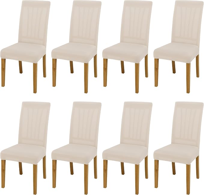 Dining Chair Covers, Stretch Seat Covers, Washable Furniture Protector | Washable, Stretch Fit, Soft, Non Slip, Dining Chair Covers, Seat Protector, Furniture Protector by BIETYONE