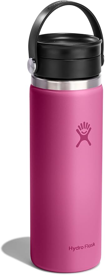 Hydro Flask Flex Sip Coffee Tumbler – Insulated Stainless Steel, Non Spill, Leak Proof Travel Coffee Cup 20 Oz Reef Pink - Image 2