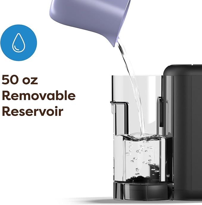 Keurig K-Mini Mate Plus Single-Serve K-Cup Pod Coffee Maker, Compact, 3 Cup Sizes, Brew Over Ice and Strong Button Features, 50 oz Removable Reservoir, Matte Black - Image 5