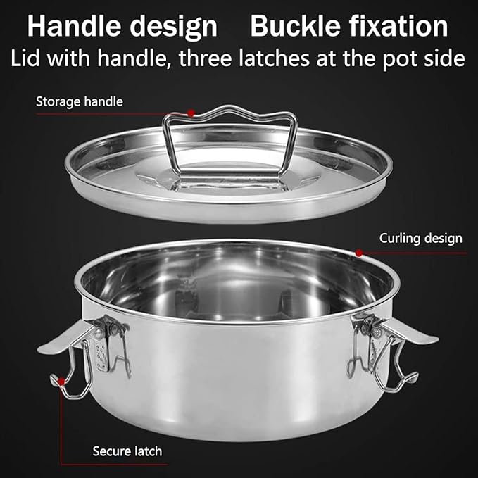 Single Flan Mold with Lid 1.5 Gallon Stainless Steel Flan Mold Round Bain-Marie Flan Maker Mold with Steam Rack and Cake Spatula (1) - Image 7