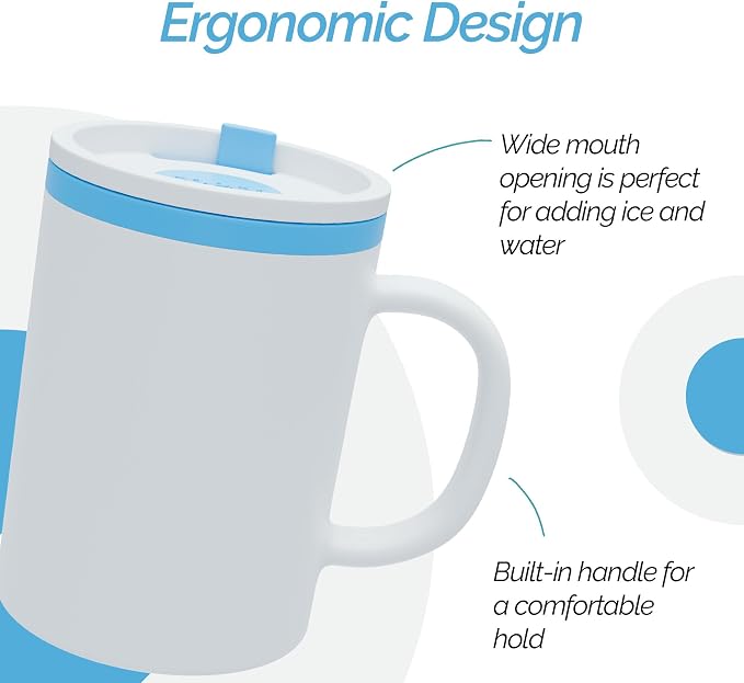Copco Iconic Desk Mug 16 Oz - Teal, Set of 2 - Image 5