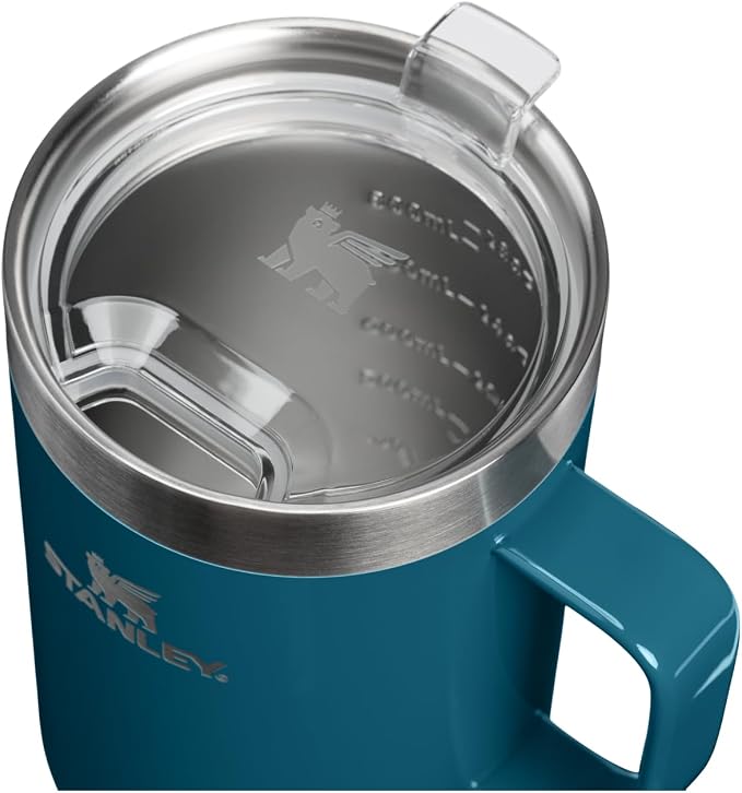STANLEY The Everyday Suburban Mug | 30 oz | Drink Through Lid | Cup for Coffee, Tea and Drinks | Insulated Stainless Steel Coffee Mug | BPA-Free | Coastal Teal Gloss - Image 2