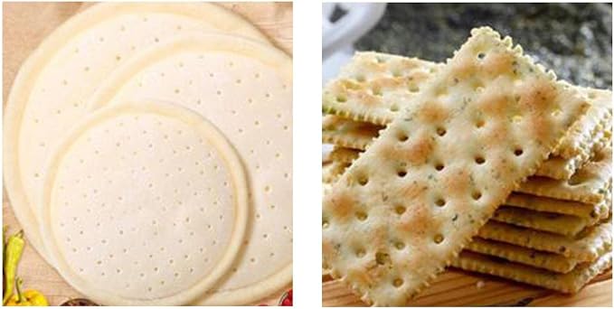 2Pcs Pizza Roller Docker Rolling Pins for Pie Crusts Bread Kitchen - Image 5