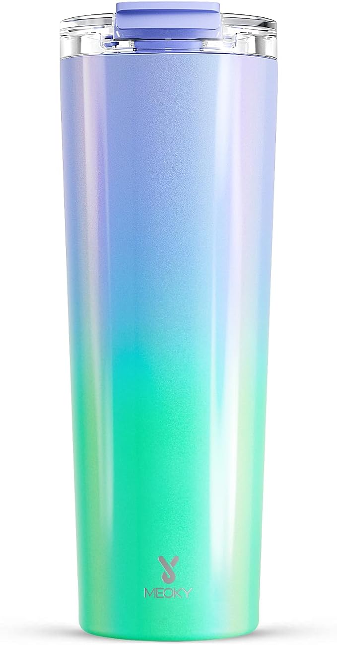 Meoky 30 oz Insulated Travel Coffee Mug: Leak Proof Lid, Fairyland | Stainless Steel Coffee Tumbler, Keeps Hot for 8 Hours or Cold for 24 Hours, Fits in Car Cup Holder, BPA Free by MEOKY