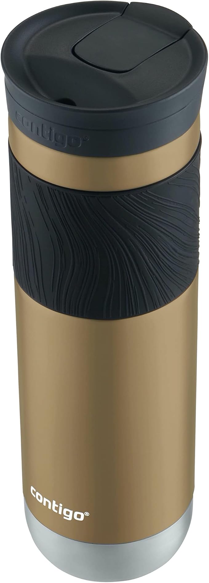 Contigo Byron 2.0 Stainless Steel Travel mug with Snapseal Lid and Grip, 24oz, Chardonnay, BPA Free and Leak Proof - Image 2
