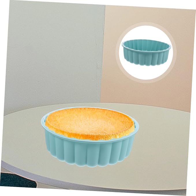 Ciieeo 8-Inch Food-Grade Silicone Round Cake Mold 2-Piece High-Temperature Baking Set for Charlotte Cake Tart and Pie for Home Baking - Image 7