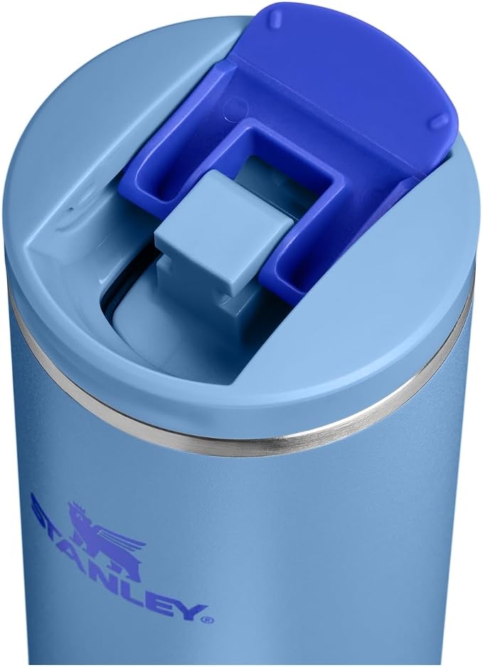 STANLEY Transit FlipTop Mug | Leakproof Coffee Travel Cup | Vacuum Insulated Stainless Steel | Stays Hot or Cold for Hours | BPA-Free | 20 oz | Blue Sky - Image 2