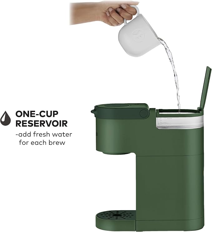 Keurig K-Mini Single Serve K-Cup Pod Coffee Maker, 6 to 12oz Brew size, with Cord Storage, Perfect for Small Spaces, Evergreen | Cord Storage, Small Spaces, Evergreen - Image 8
