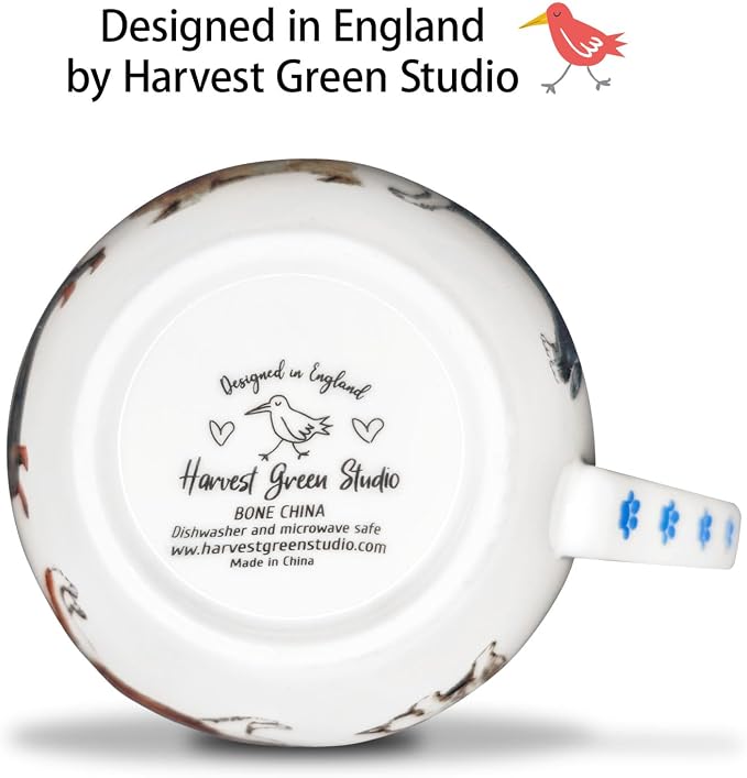 Cute Dog Mugs for Daily Coffee and Tea, Premium 20 oz Bone China Coffee Tea Hug Mug, Perfect Holiday, Birthday, and Christmas Gift for Dog Lovers, Designed in England by Harvest Green Studio - Image 7