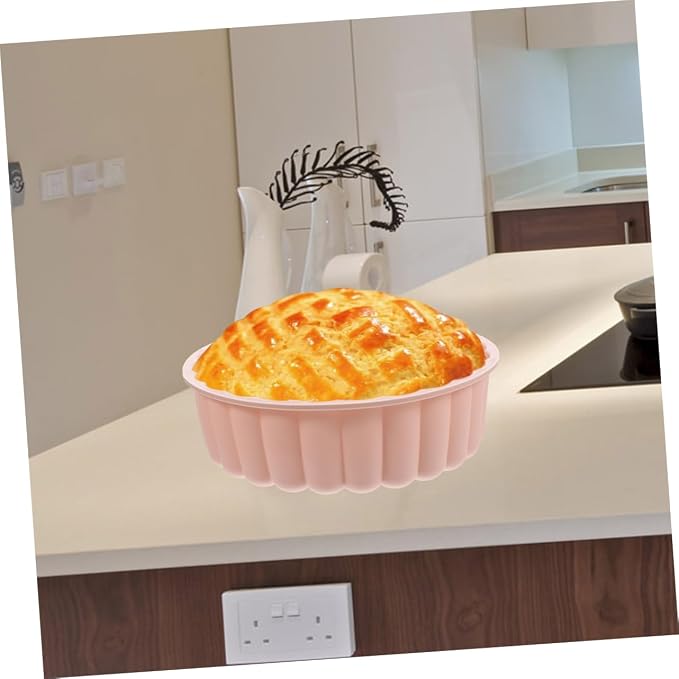 2pcs Round Silicone Cake Molds for Baking Heat Resistant up to Nonstick for Cheese Cakes - Image 7