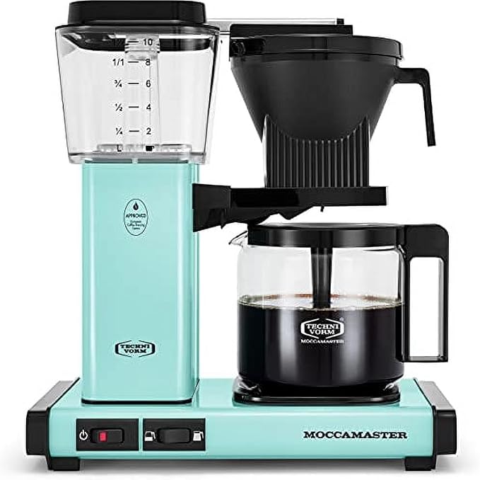 Technivorm Moccamaster 53934 KBGV Select 10-Cup Coffee Maker, Turquoise, 40 ounce, 1.25l - Image 7