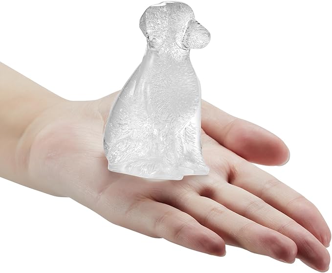 Golden Retriever Dog Ice Cube Mold, 4 Hole Fun Shapes Large Ice Cube Tray for Whiskey,Cocktail,Bourbon, Cute Novelty Golden Retriever Dog Gifts for Women, BPA Free