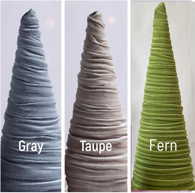Create Your Own Set of 3 Velvet Trees, Valentine Tree Tabletop, Mantel Decor, Wedding Centerpiece, Artisan Entryway, Cozy Gift for (Create Your Own) - Image 6