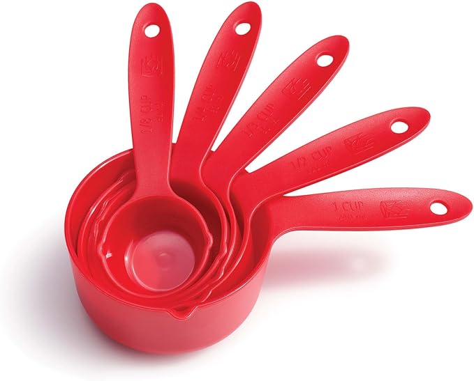 King Arthur Baking Company Lightweight Measuring Cups, BPA-Free, PFAS-Free, 5-Piece Set
