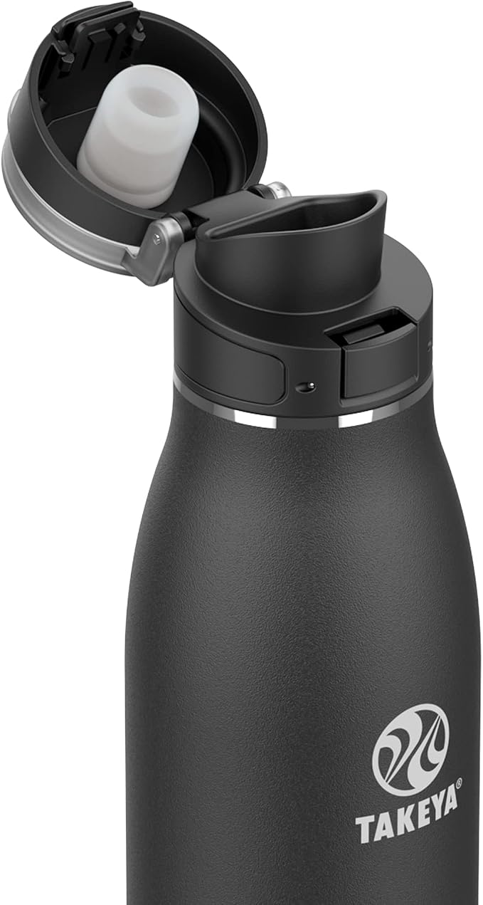 Takeya Traveler Stainless Steel Travel Coffee Mug with Flip-Lock Lid (17 oz, Onyx) - Leakproof Insulated Mug for Coffee & Tea - Image 2