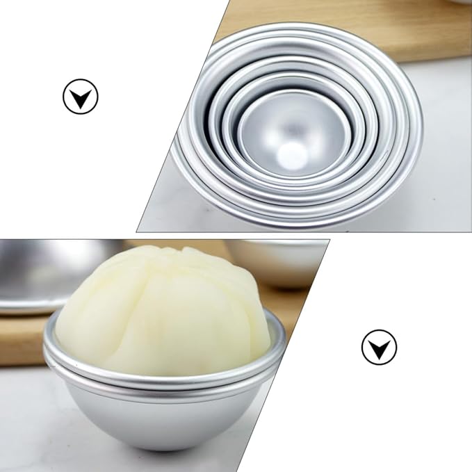 6pcs Aluminium Alloy Baking Tool Muffin and Tartlet Cake Molds with Superb Heat Conductivity and Easy to Demould Design for DIY Pudding Cake Baking and Dessert Preparation - Image 7