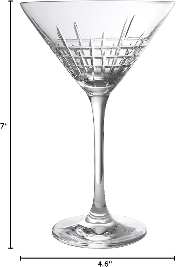 Schott Zwiesel Tritan Crystal Glass Distil Barware Collection Aberdeen Martini Cocktail Glasses (Set of 6), 8.5 oz, Clear - Image 2