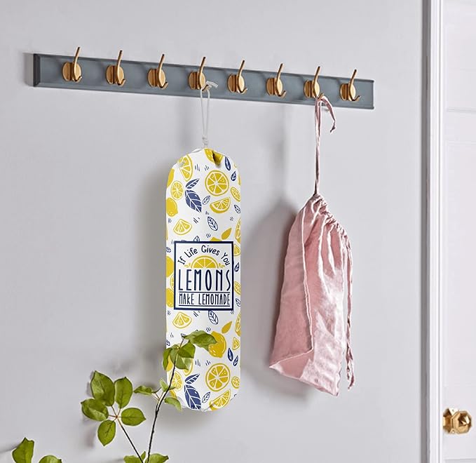 If Life Gives You Lemons Make Lemonade, Kitchen Grocery Bags Holder Container Organizer, Plastic Bag Holders Storage for Garbage Shopping Trash Sack, Gift for Women Mother Grandmother Friend - Image 4