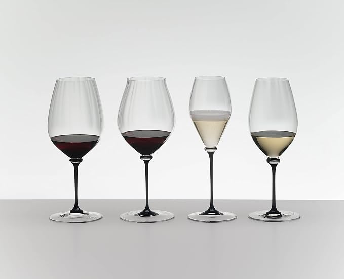 Riedel 4884/67 D Fatto A Mano Performance Pinot Noir Wine Glass, 29 oz, Clear, Black Stem - Image 6