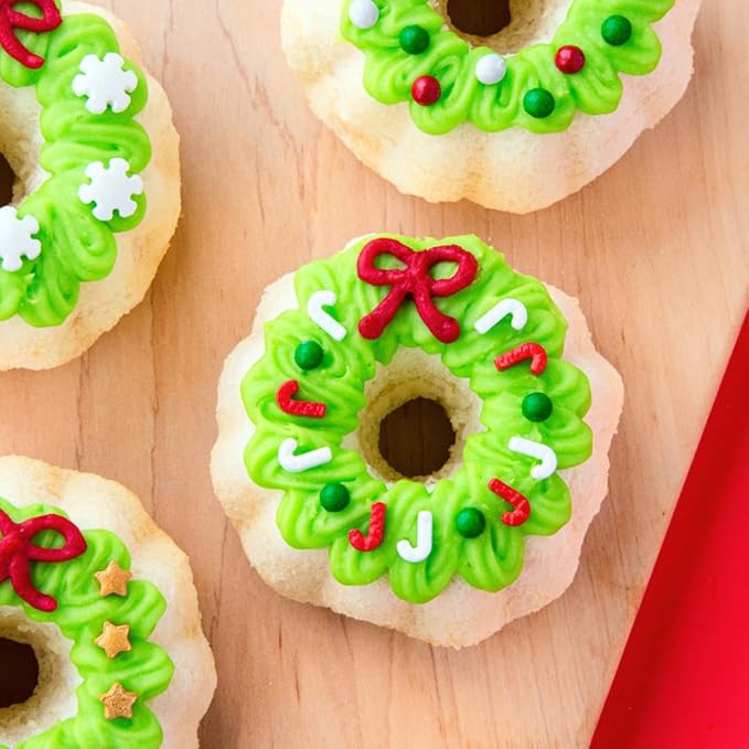 Sweets Indeed Christmas Sprinkle Tackle Box – 2.53 oz | Festive Holiday Sprinkles with Gold Stars, Green Trees, Candy Canes, White Snowflakes & Red-Green Chocolates | Holiday Baking & Cookie Decorating Kit