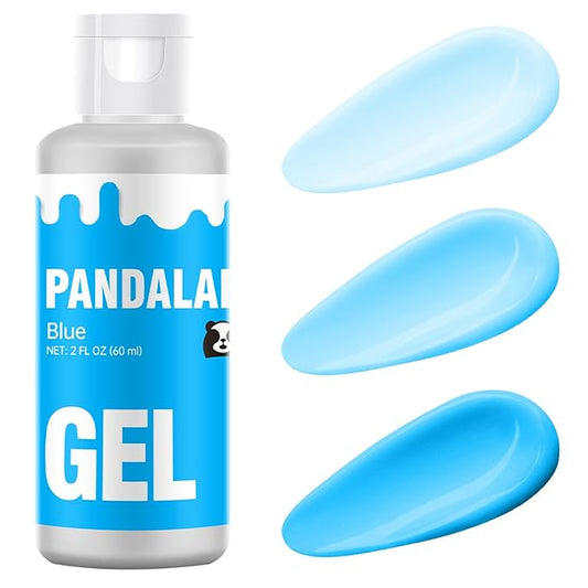 Blue Gel Food Coloring - Pandalab 2 Ounce High Concentrated Food Dye for Baking, Cake, Cookie, Fondant, Icing, Easter Egg, Macaron, DIY Slime (60ml)