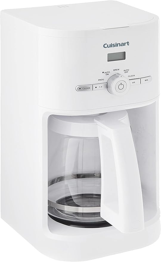 Cuisinart 12-Cup Classic Programmable Coffeemaker, White, 12-Cup, Programmable, DCC-1120NAS by Cuisinart