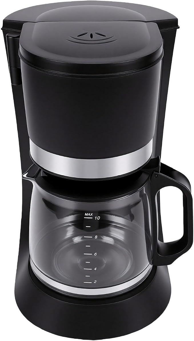 Automatic Coffee Machine with Glass Carafe 1.2L Compact 700W Coffee Maker for Home Office Kitchen Dorm Room - Image 4