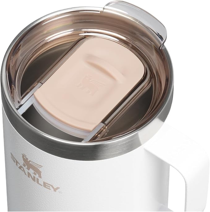 STANLEY Everyday Camp Mug 24oz | Drink Through Lid | Cup for Coffee, Tea and Drinks | Insulated Stainless Steel Coffee Mug | BPA-Free | Hammertone Frost - Image 2