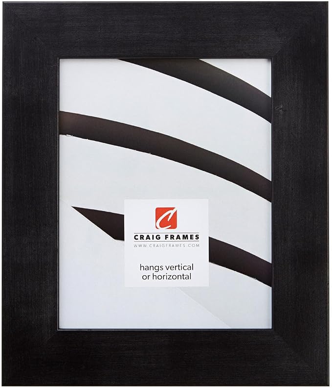 Craig Frames 16x24 Black Walnut Picture Frame for Posters and Photos | Lightweight shatter resistant acrylic facing with a rigid backing board, made in the USA by CraigFrames