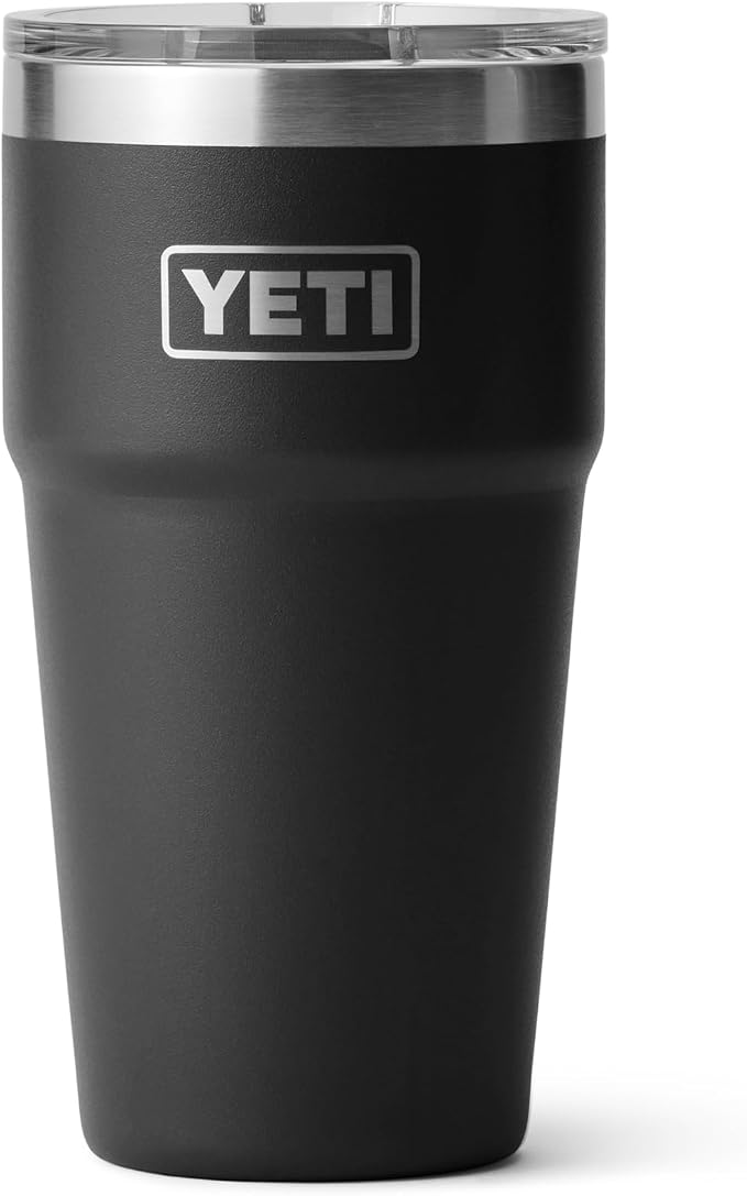 YETI Rambler 20 oz Stackable Tumbler, Stainless Steel, Vacuum Insulated with MagSlider Lid by YETI