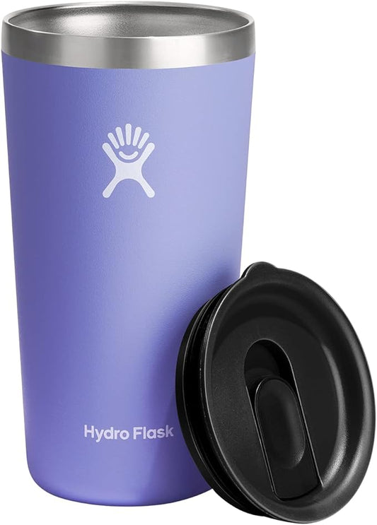 Hydro Flask All Around Tumbler Press-in Lid, Insulated Travel Mug, Stainless Steel Coffee Cup 20 Oz Lupine by Unknown