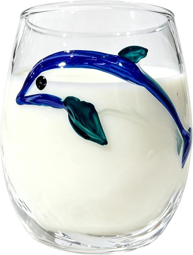 Blue Ring Octopus Glass, 3d oceans animal artisan glassware | handblown octopus glass, 9.3x7cm, stemless tumbler, borosilicate, marine decor, coastal barwares, oceans lover gift - Image 8