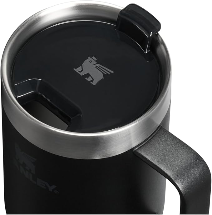 STANLEY The Everyday Suburban Mug | 16 oz | Drink Through Lid | Cup for Coffee, Tea and Drinks | Insulated Stainless Steel Coffee Mug | BPA-Free | Black 2.0 - Image 2