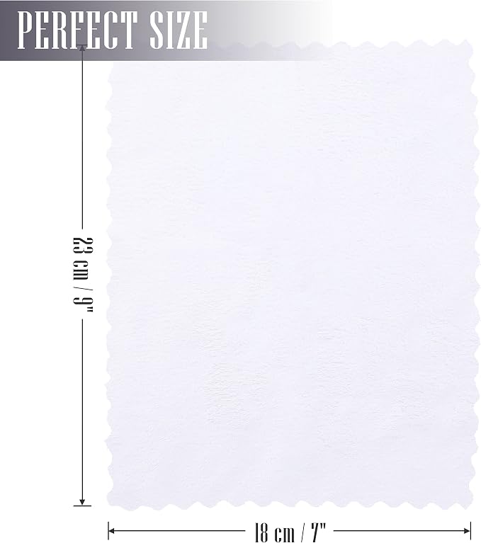 Sunny zzzZZ 24 Pack Kitchen Dishcloths - Does Not Shed Fluff - Reusable Dish Towels, Dish Cloths, Super Absorbent Coral Fleece Cleaning Cloths, Nonstick Oil Washable Fast Drying, 7 x 9 Inch (White) - Image 2