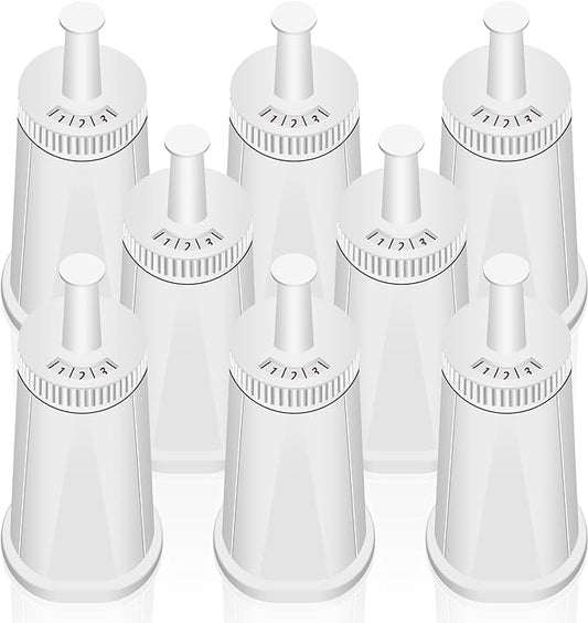 8 Pack Replacement Water Filter for Breville Espresso Machine Barista Touch Bes880, Barista Pro BES878, Oracle Touch BES990, Oracle BES980, Dual Boiler BES920 Bambino ClaroSwiss Sage by Funmit