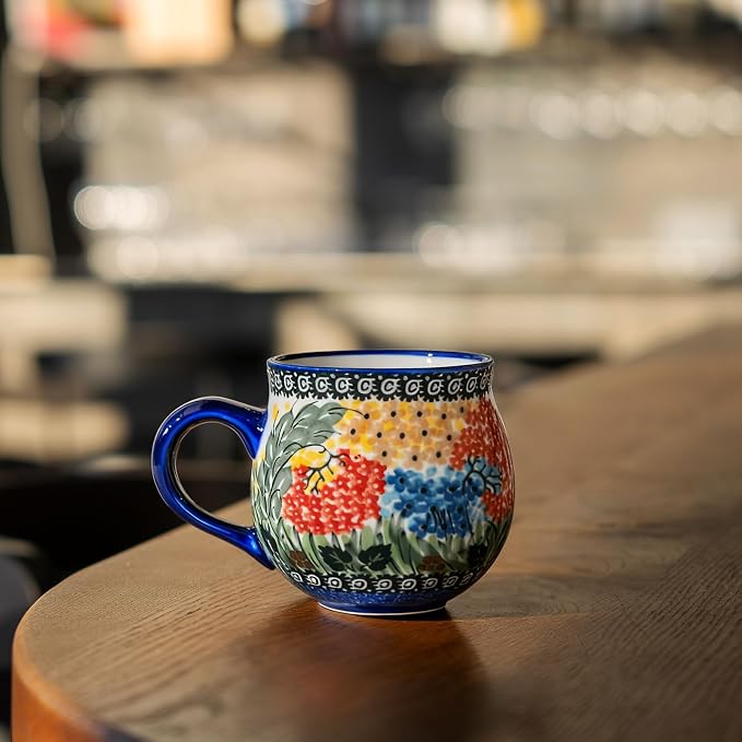 ALMA 12oz Handmade Ceramic Coffee Mug | Microwave & Dishwasher Safe, Ideal for Morning Coffee Tea, Home Kitchen Dining Room Display, For Home Makers & Women - Image 5