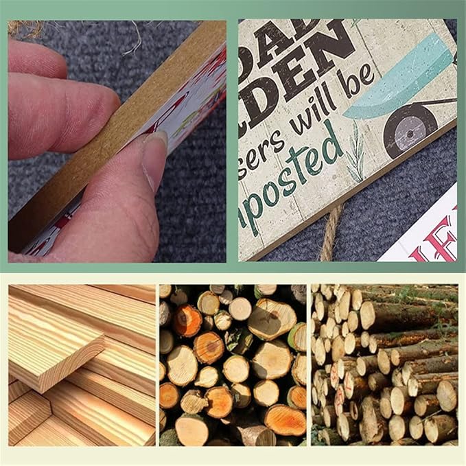QUADRIVEX Wood Pantry Signs For Kitchen Notice Put Tools Back In Their Proper Place Wooden Sign(20X30CM) - Image 4