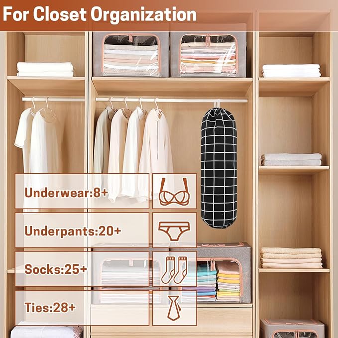 SWISSELITE 2Pcs Plastic Bag Holder, Reusable Plastic Bag Organizer | Wall Mount, Large Grocery Bag Storage Dispenser, 22x9 IN - Image 5