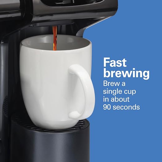 Hamilton Beach FlexBrew Trio 2-Way Drip & Single Serve Coffee Maker | Single Serve Coffee Maker & 12 Cup Coffee Maker | Compatible With K-Cups, Pods or Grounds | Fast Brewing | Black | 49902JN - Image 4