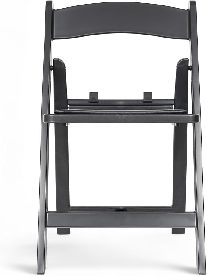 Flash Furniture Hercules Kids Resin Folding Chair, Black, 2-Pack | Black Vinyl Padded Seat - Image 14