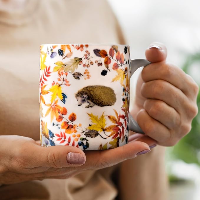 Maison d' Hermine Coffee Mug with Handles Tea Cups (15 Ounce, Pack of 1) | Fine Bone China Coffee Mugs for Hot Beverages Cappuccino Latte Home Restaurant Hotel Spring Summer -Sous-Bois - Foret - Image 6