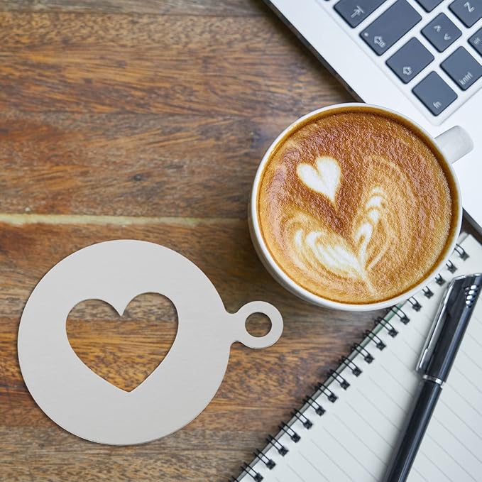 Coffee Stencils Latte Art Tools Coffee Stencils Latte Art He Pattern